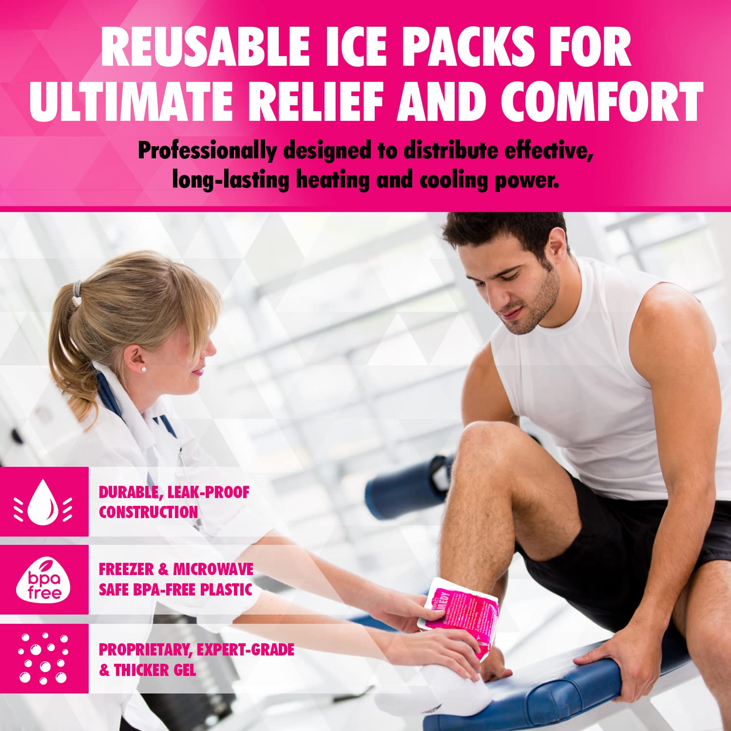 Perfect Remedy gel glace genou, confort ciblé et utilisation polyvalente.