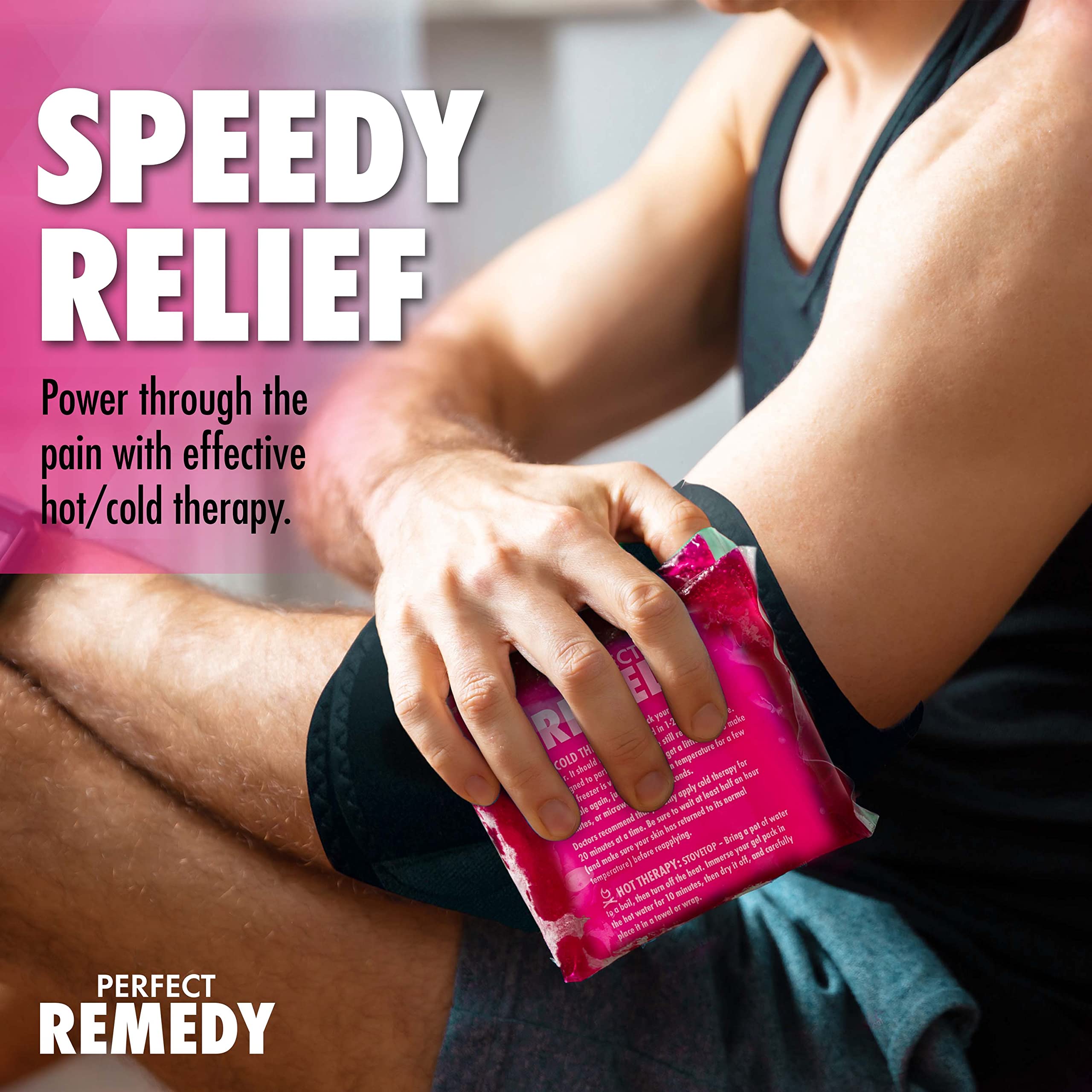 Perfect Remedy gel glace thermique et froid, pour soulager selon vos besoins.