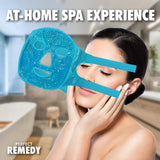 Perfect Remedy masque glace visage bleu – matériaux sans BPA et gel sûr pour la peau