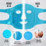 Perfect Remedy masque glace visage bleu – sangle bande auto-agrippante pour confort