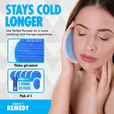 Perfect Remedy pack-gel-chaud-froid-usages: peut se chauffer au micro-ondes et se congeler.