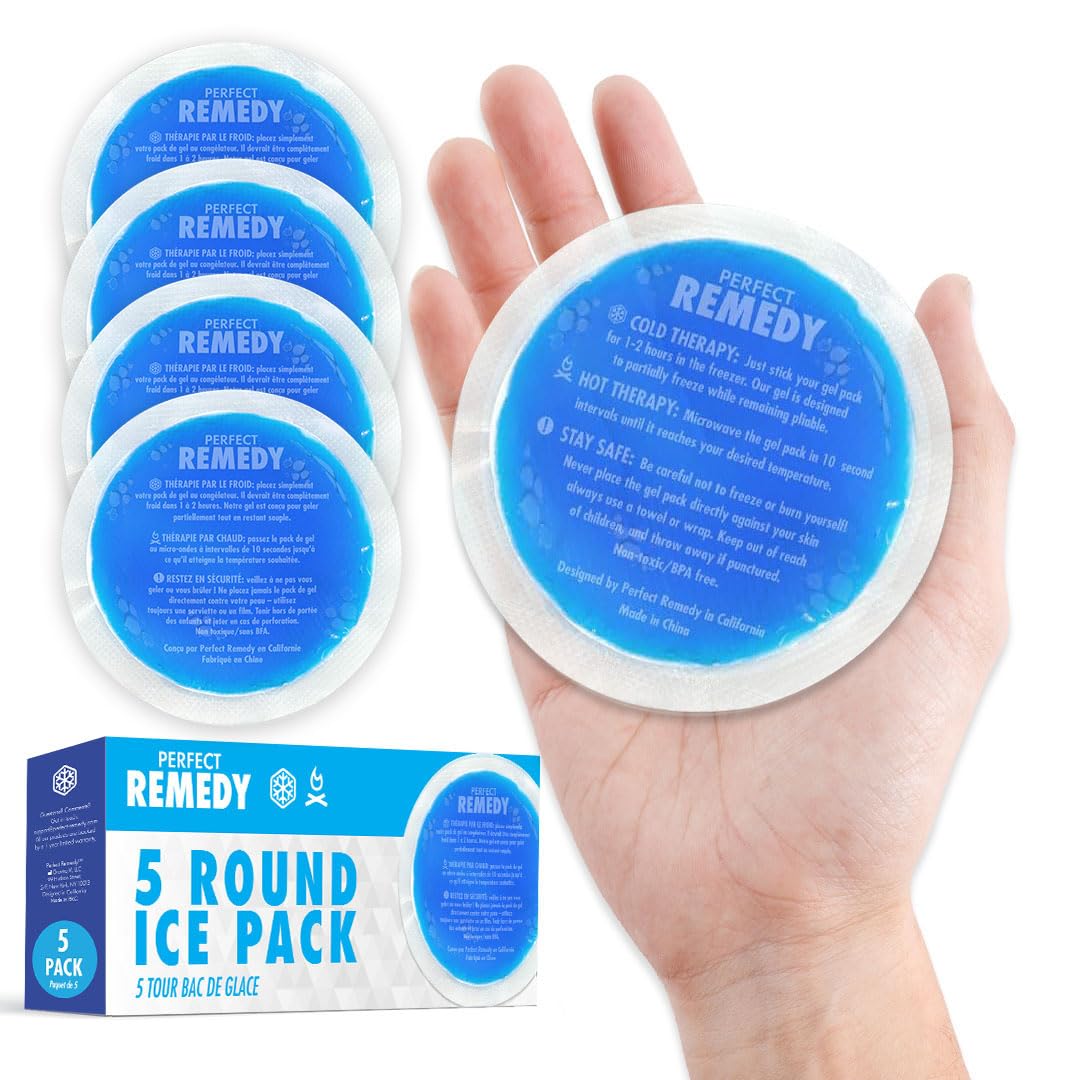 Perfect Remedy pack-gel-ronde-bleu: refroidit durablement pour les douleurs musculaires.