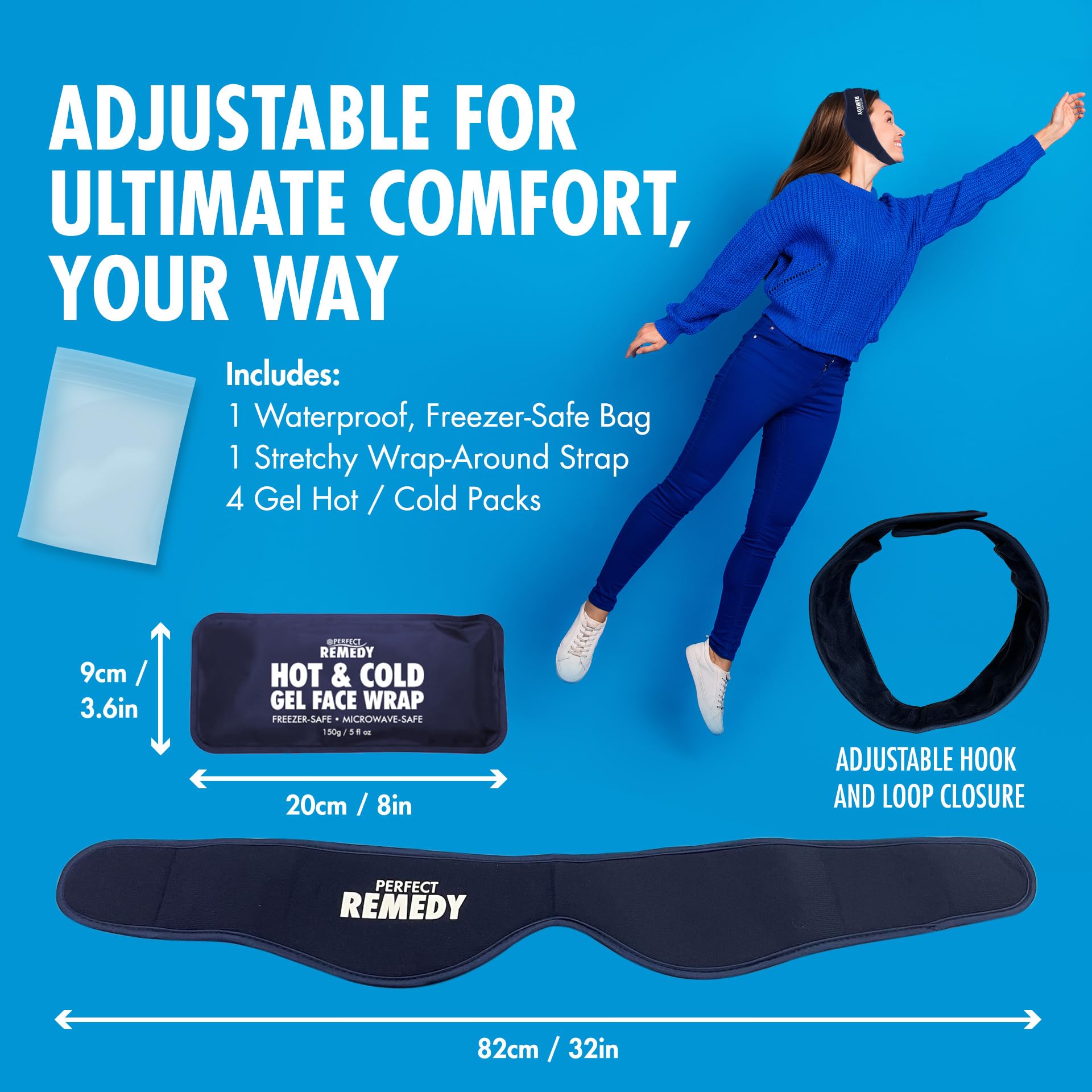 Sans fuite : masque-glace durable et réutilisable Perfect Remedy