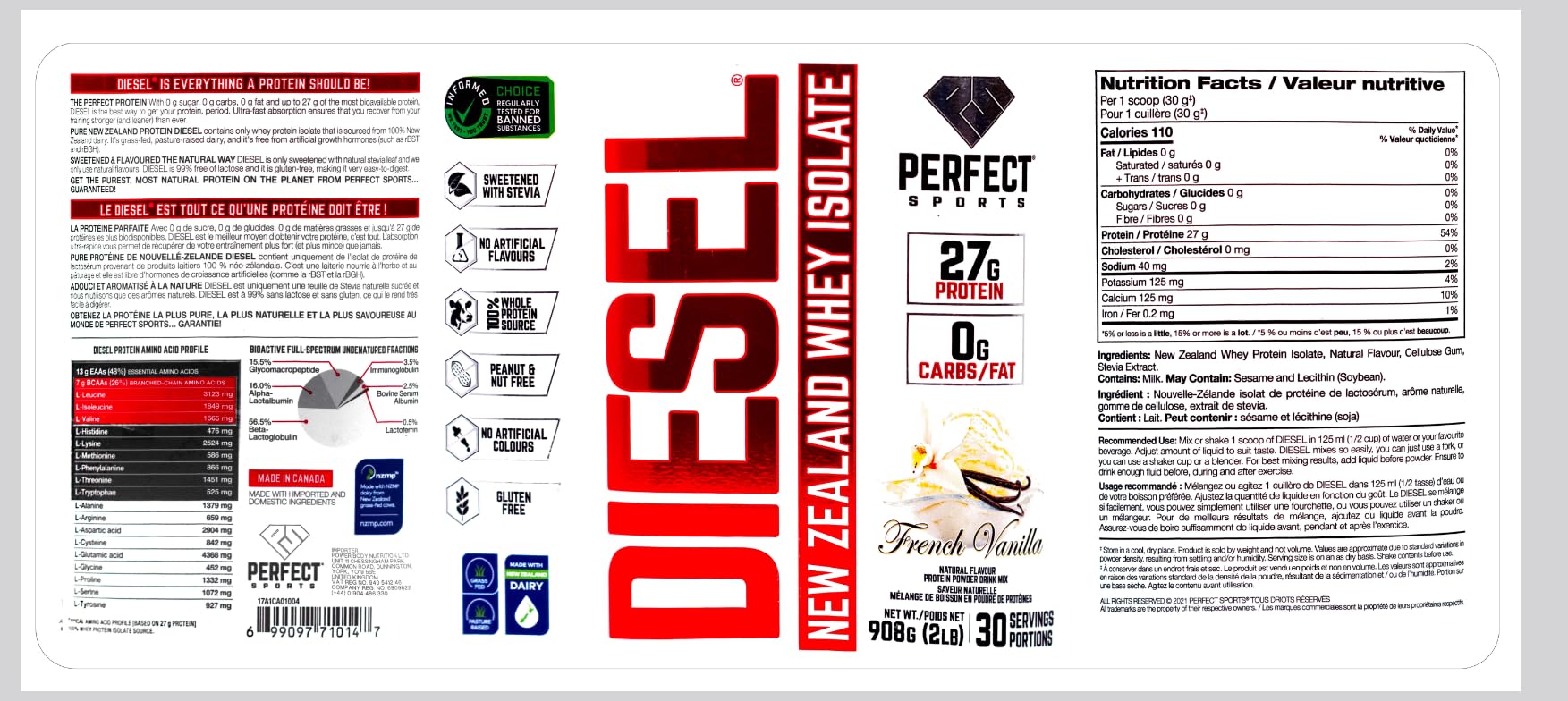 Boîte Diesel Perfect Sports 2 livres: option pratique et économique