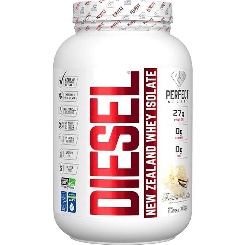 Diesel Perfect Sports poudre proteine isolate Nouvelle-Zélande vanille: haute pureté et proteines de qualité