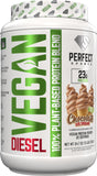 Flacon protéine Perfect Sports Diesel Vegan, source complète pour récupération après l'entraînement