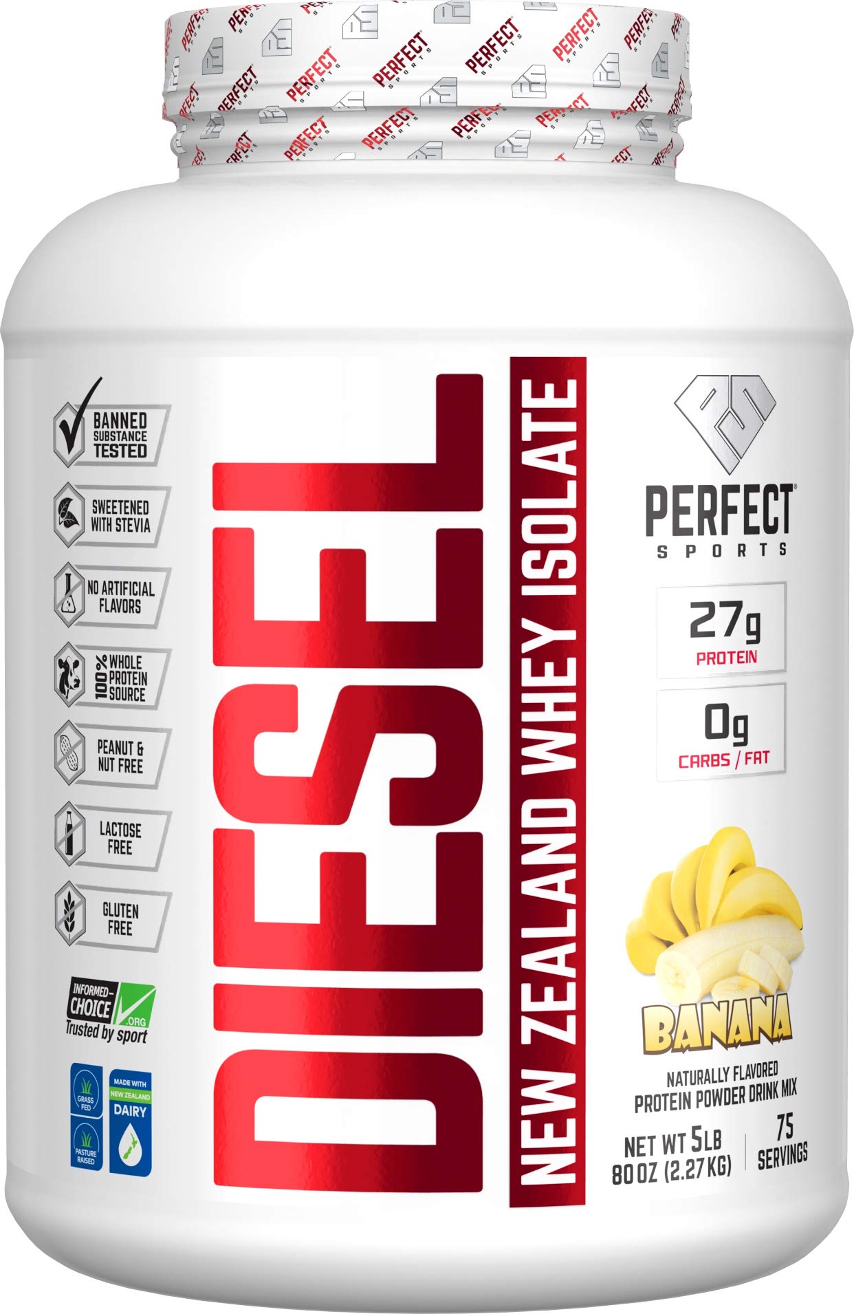 PERFECT SPORTS Diesel banane crème – shake rapide et satisfaisant.