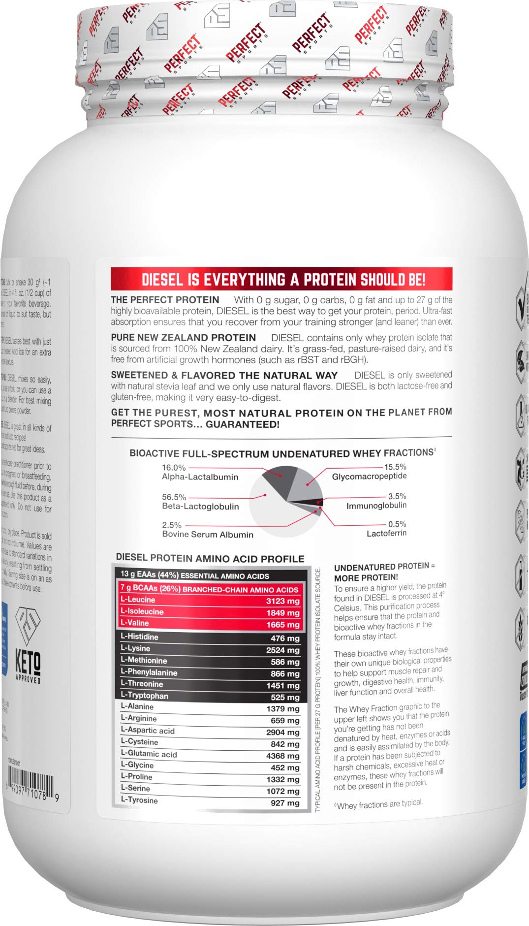 Shaker avec Diesel Whey Isolate mélangé après l’entraînement, sans grumeaux.