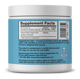 Cuillère de dosage avec Poudre d'acai Perfect Supplements pour dosages faciles.