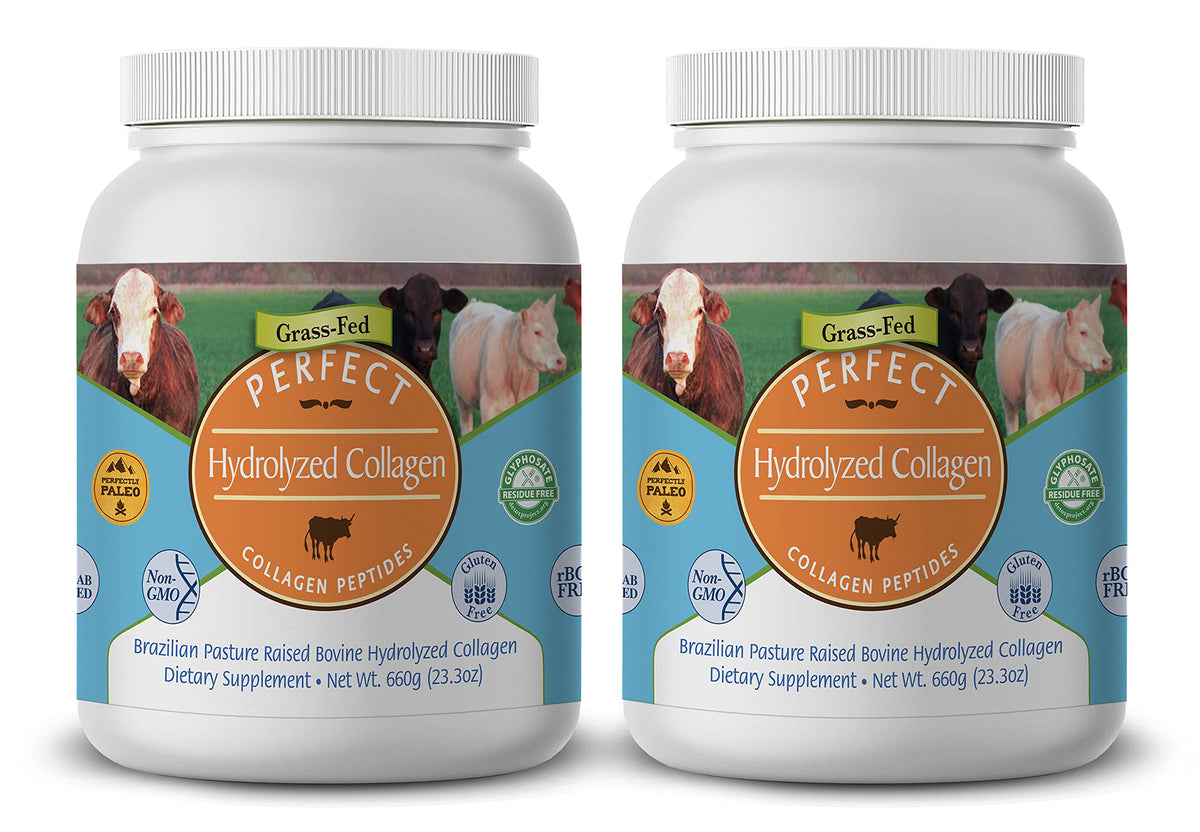Perfect Supplements collagène hydrolysé poudre – soutien potentiel peau et tissus.