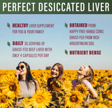 Perfect Supplements energie-metabolisme-foie-boeuf-seche: soutien potentiel au quotidien.