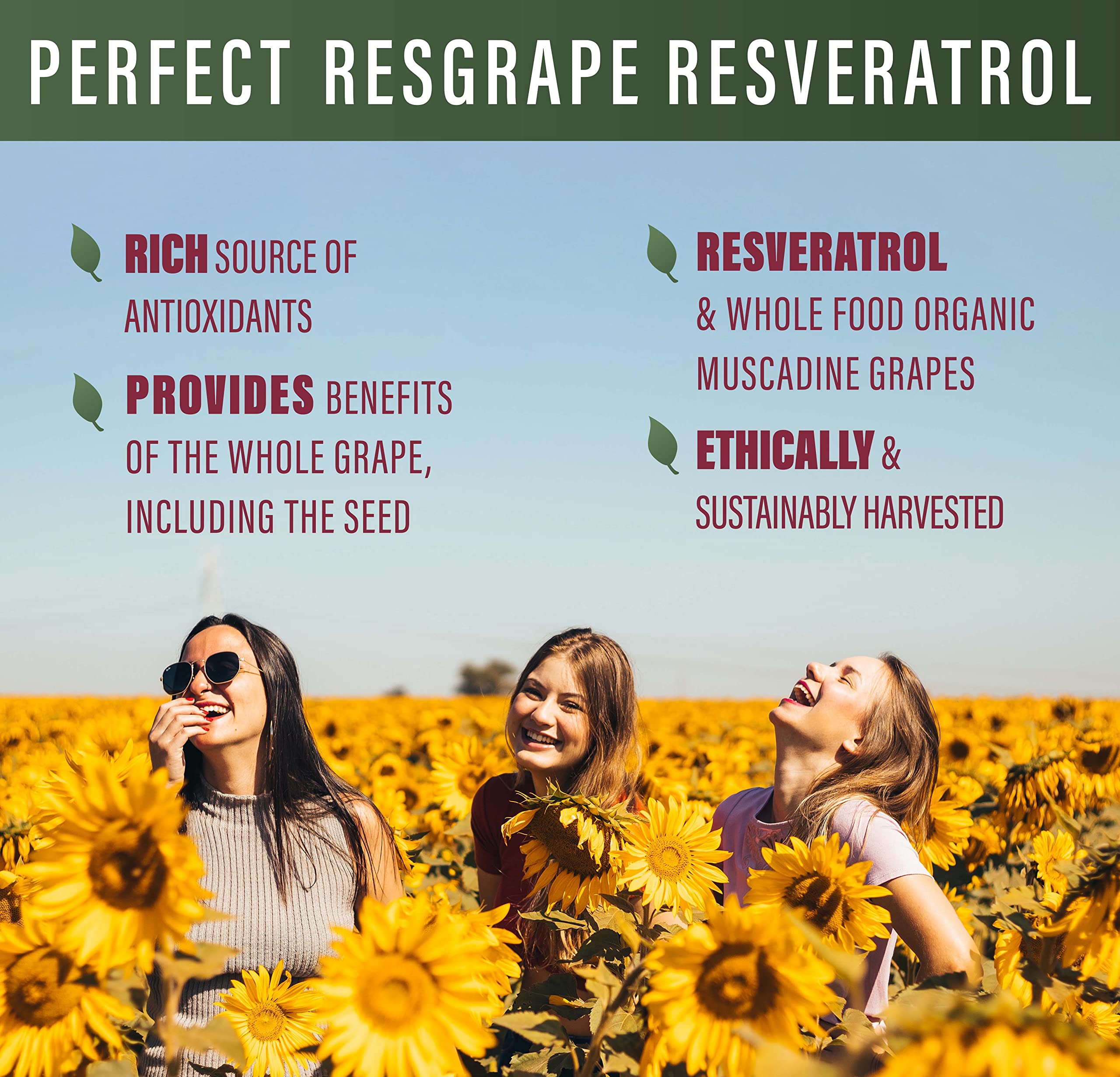 Perfect Supplements ResGrape – engagement durable et ingrédients biologiques sans additifs