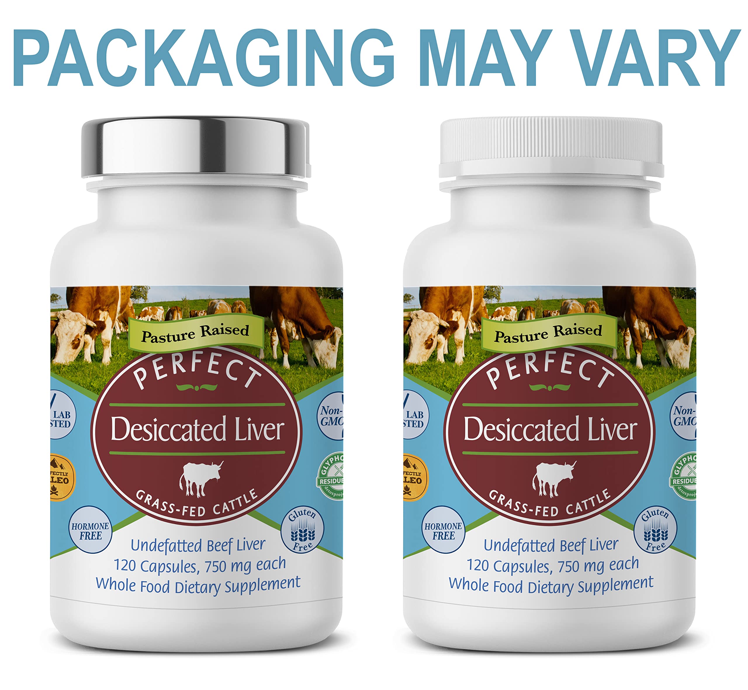 Perfect Supplements Foie désydraté: capsules faciles à avaler pour soutenir l'apport nutritionnel quotidien.