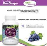 Perfect Supplements ResGrape – Ingrédients biologiques et durables