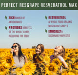 Perfect Supplements ResGrape – routine quotidienne facile grâce à une prise discrète des capsules