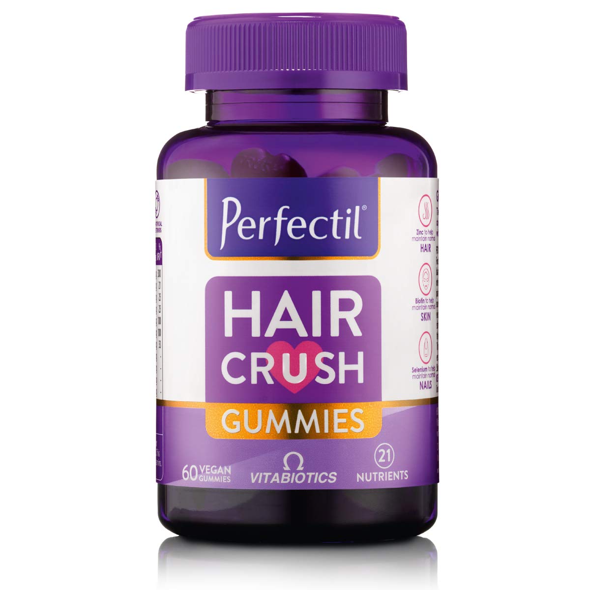 Perfectil gommes cheveux — texture gommes douce pour une prise agréable.