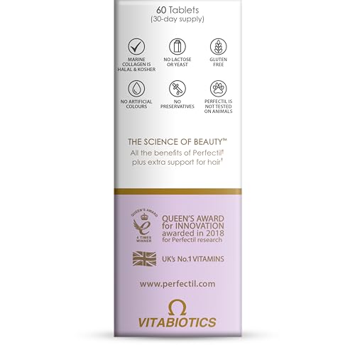 Perfectil ingredients-beaute-vitamine-d-e-collagene-biotine : fournit des nutriments essentiels.