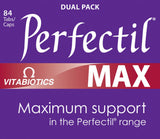 Perfectil Max gélules: comprimés ciblés pour la peau, les cheveux et les ongles.