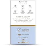 Perfectil Max tablettes Vitamine C: vue des comprimés favorisant peau saine et énergie.