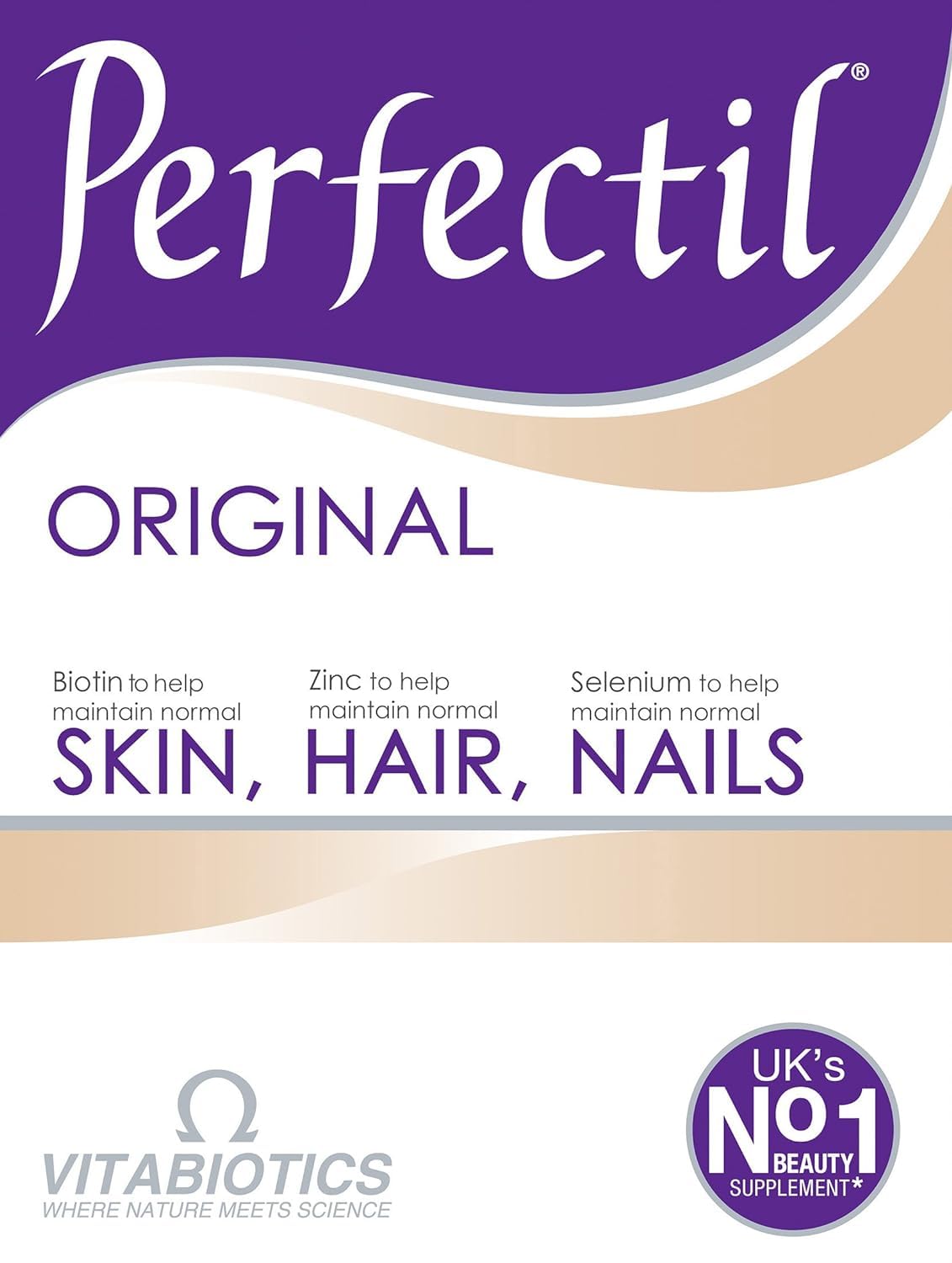 Boîte Perfectil Triple Active de 30 comprimés pour votre routine beauté.