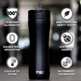PerfectShaker LUMA, double-paroi-isolante: garde votre boisson froide plus longtemps.