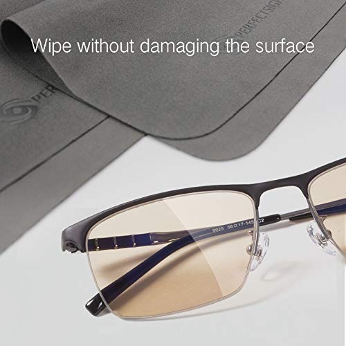 Chiffon PERFECTSIGHT pour lunettes, élimine huiles sans risque de rayures