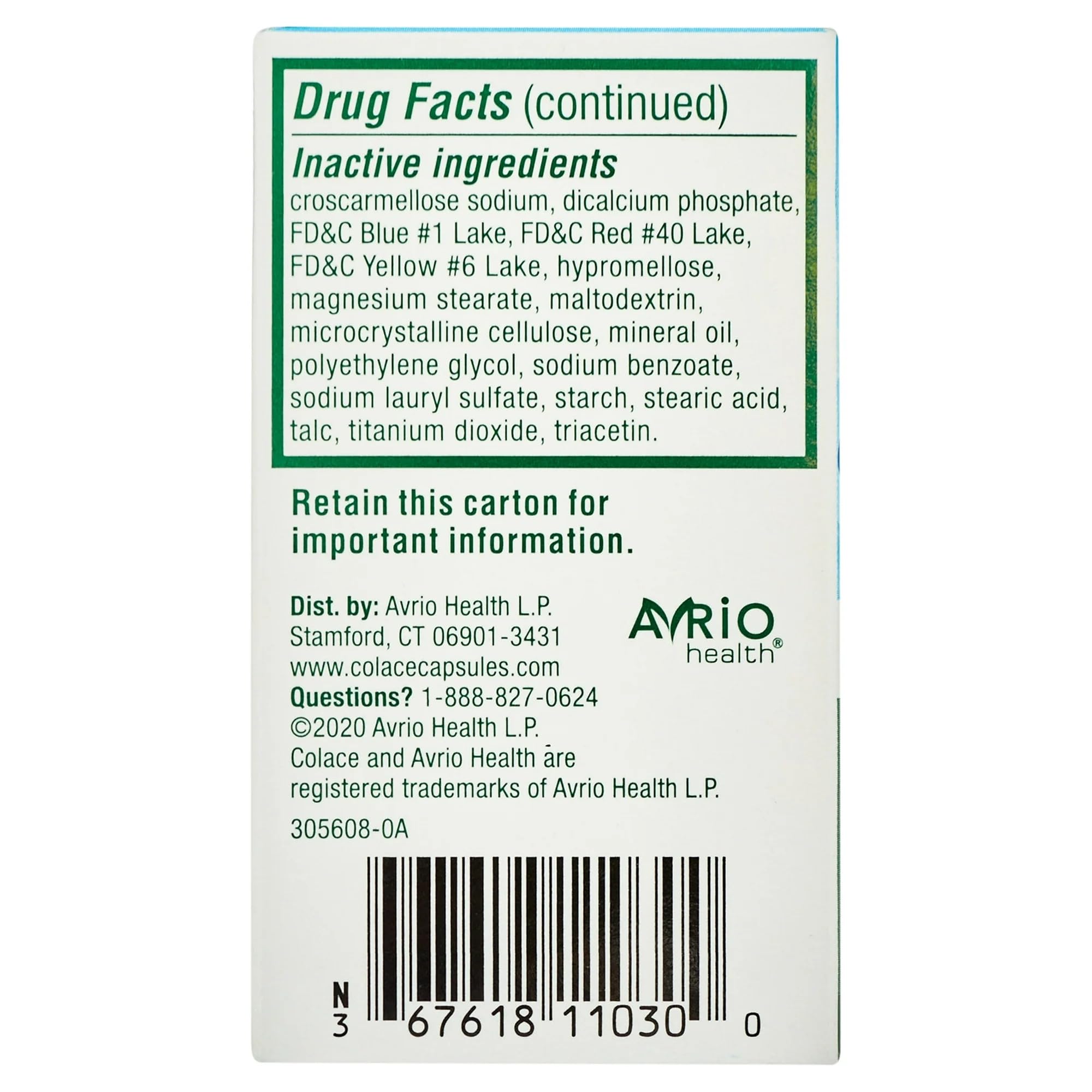 Peri-Colace emballage discret, utilisation confidentielle partout.