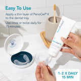 PerioGelX: action antibactérienne rapide en dix minutes.