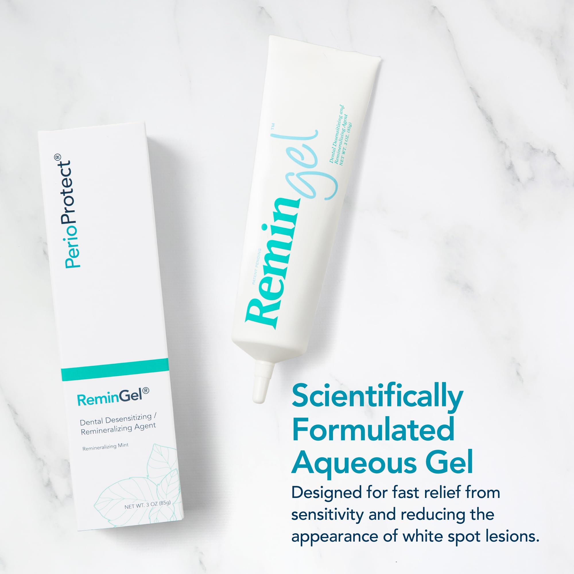 Perio Protect ReminGel: application quotidienne en 3-15 minutes