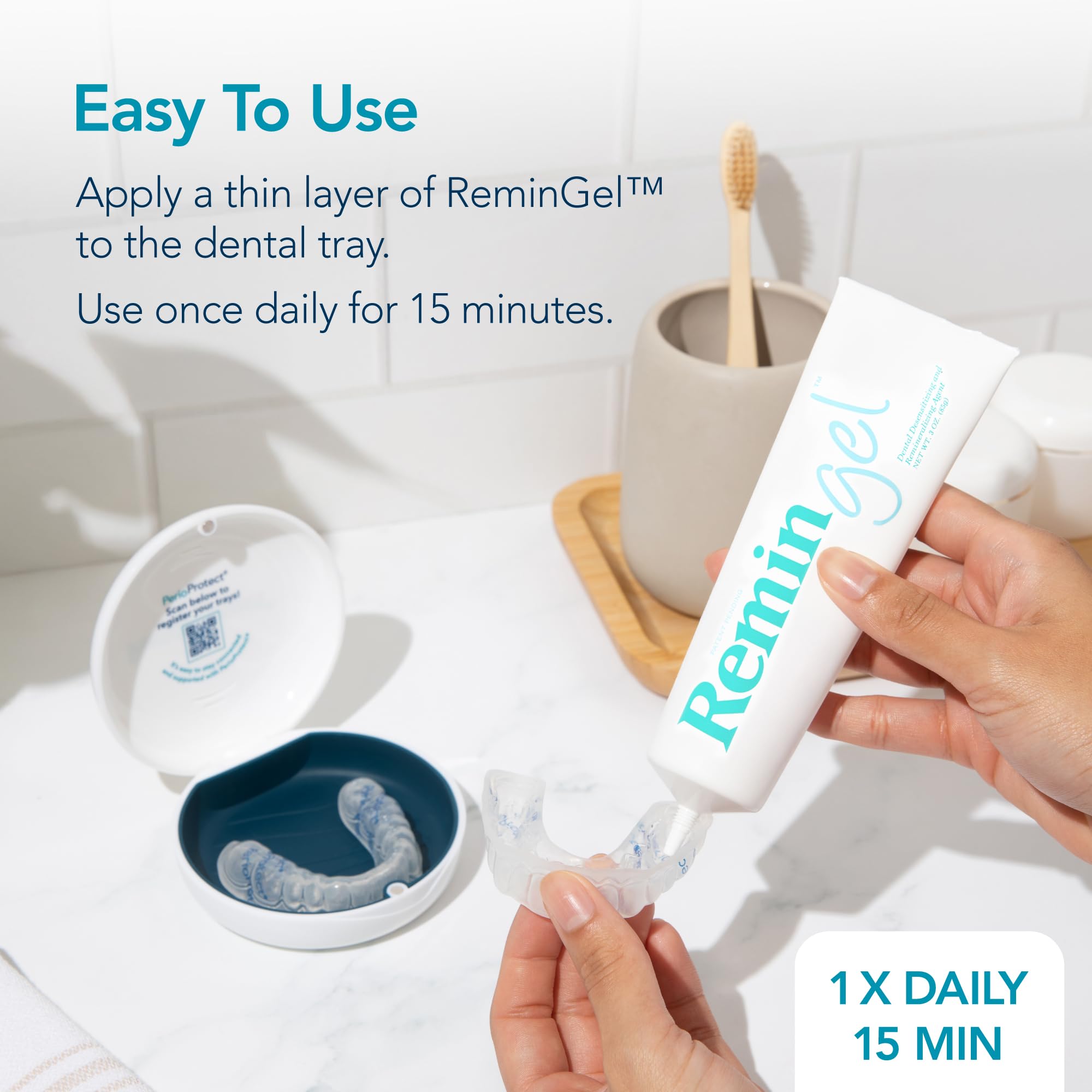 Perio Protect ReminGel: formule reminéralisante avancée pour dents solides