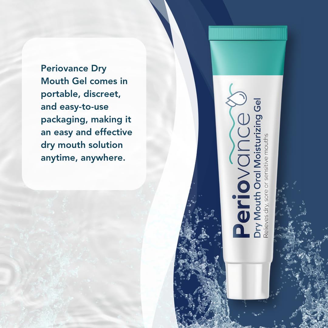 Periovance Gel Buccal Hydratant – application facile pour soulager la sécheresse.