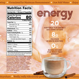 Perk Énergie Horchata, doseur facile pour préparer rapidement une boisson revitalisante.