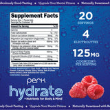 Perk Hydrate Stickpacks – sachets bleus pour une boisson rafraîchissante et facile