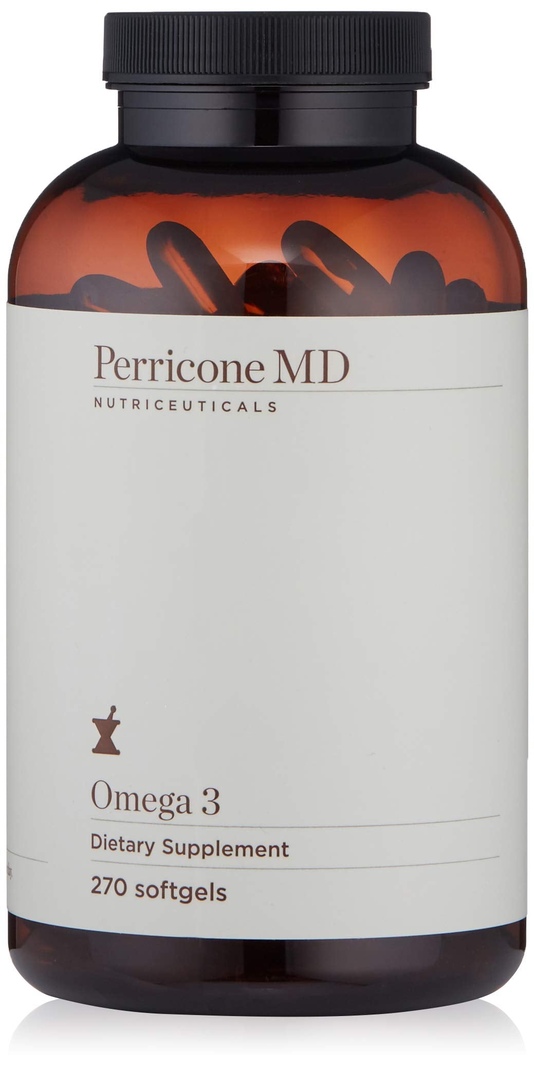 Perricone MD Omega-3, gélules en boîte, utilisation quotidienne possible