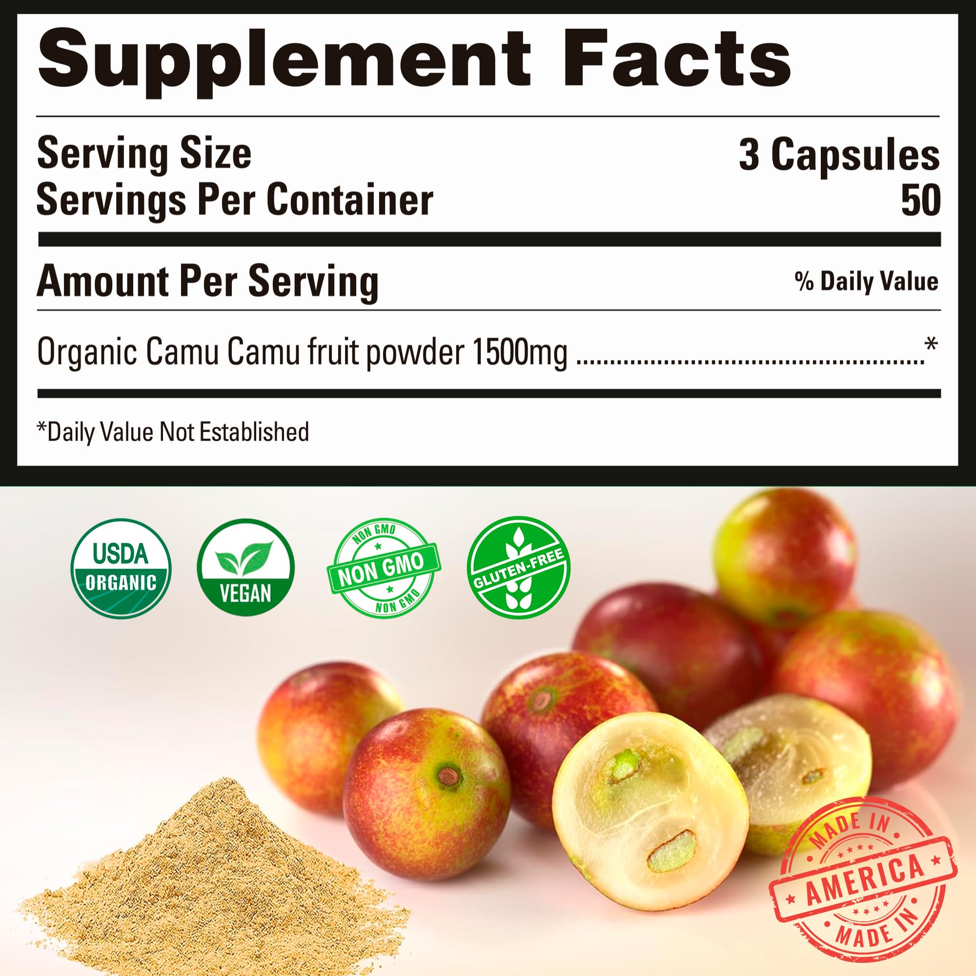Capsules faciles à avaler Peruvian Naturals, sans arrière-goût