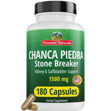 Bouteille Peruvian Naturals Chanca Piedra, soutien potentiel des fonctions urinaires dans cette routine.