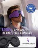 Perytong masque-sommeil avec écouteurs HD intégrés pour un son net et immersif.