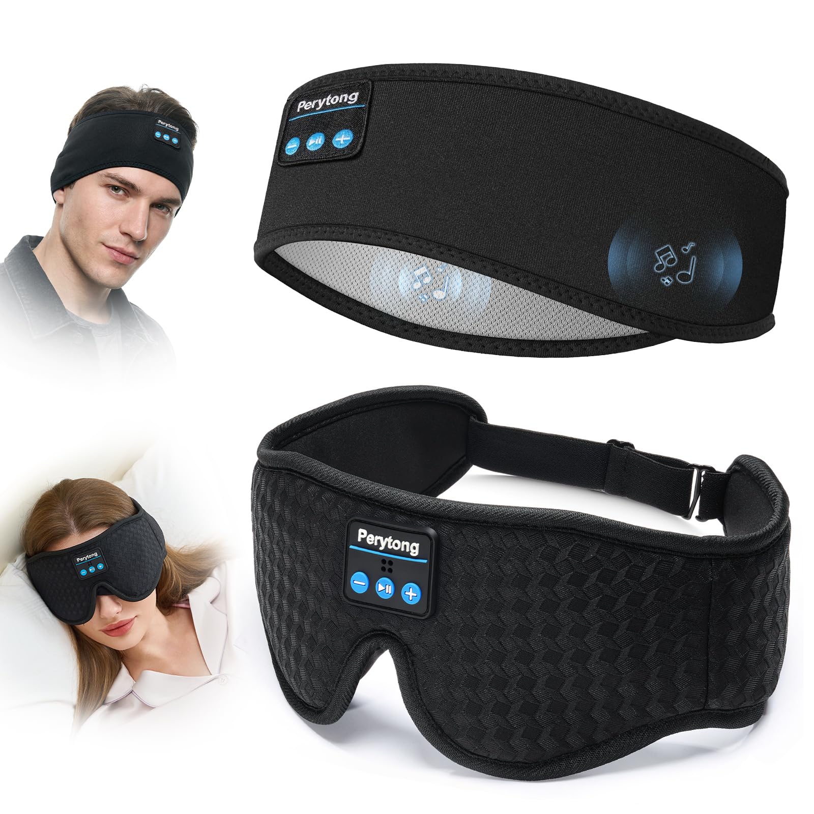 Perytong masque sommeil 3D: obscurcissement total et confort doux pour les yeux