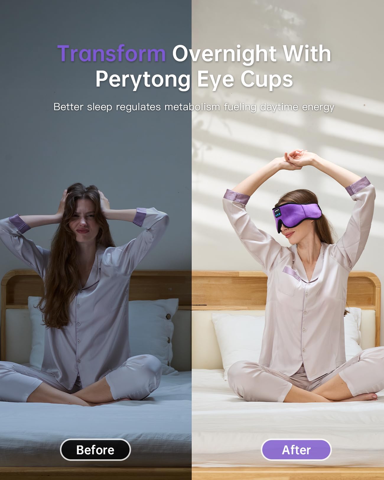Perytong mousse mémoire et tissu respirant pour une douceur durable.
