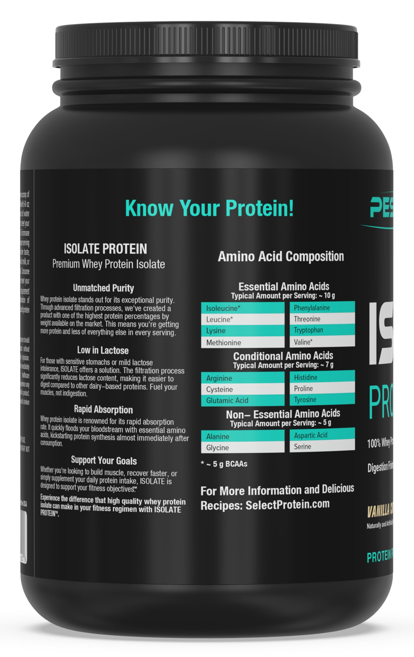 PEScience Isolate Vanille Cupcake – format environ 1 kg, idéal pour les programmes d’entraînement.