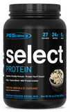 PEScience Select Protein – poudre chocolat glaçage, goût riche et équilibré.