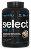 PEScience Select Protéine en poudre – cuillère et bol, texture onctueuse et digestibilité élevée.