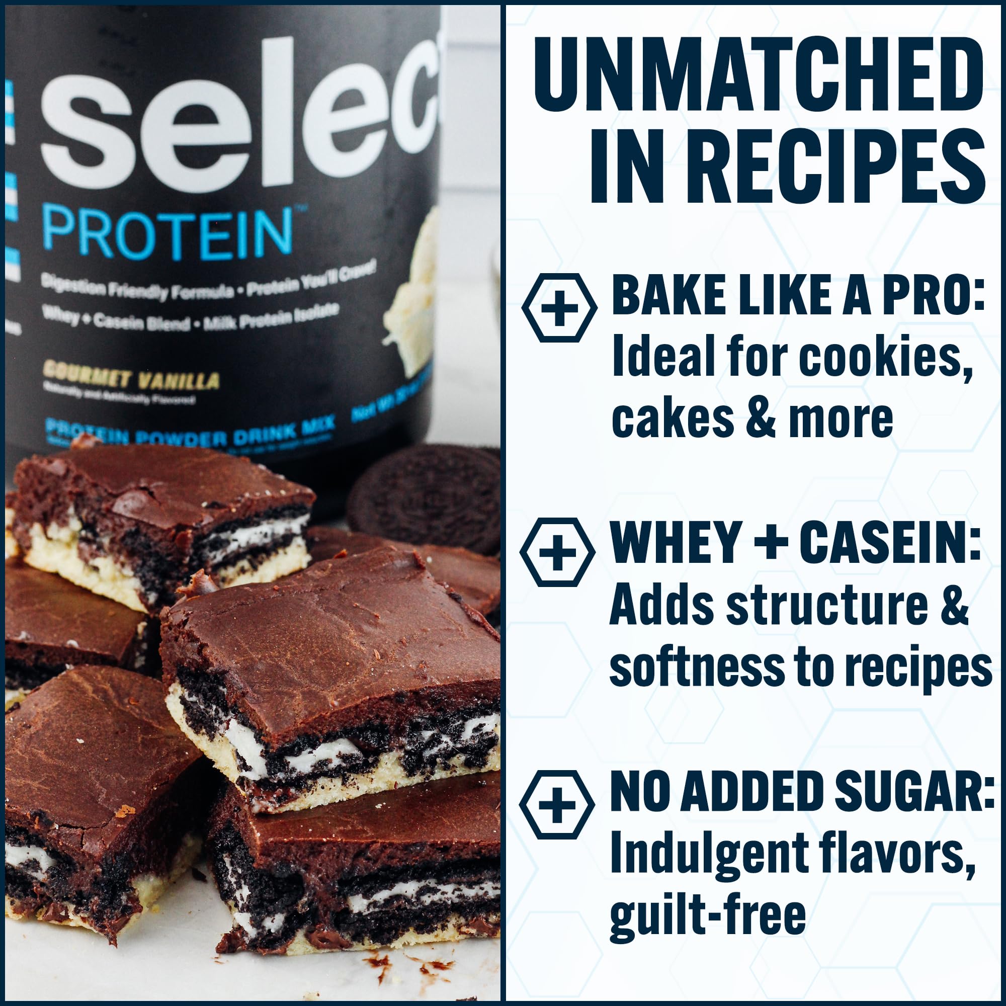 PEScience Select Protéine poudre sans additifs, idéale pour remplacement de repas