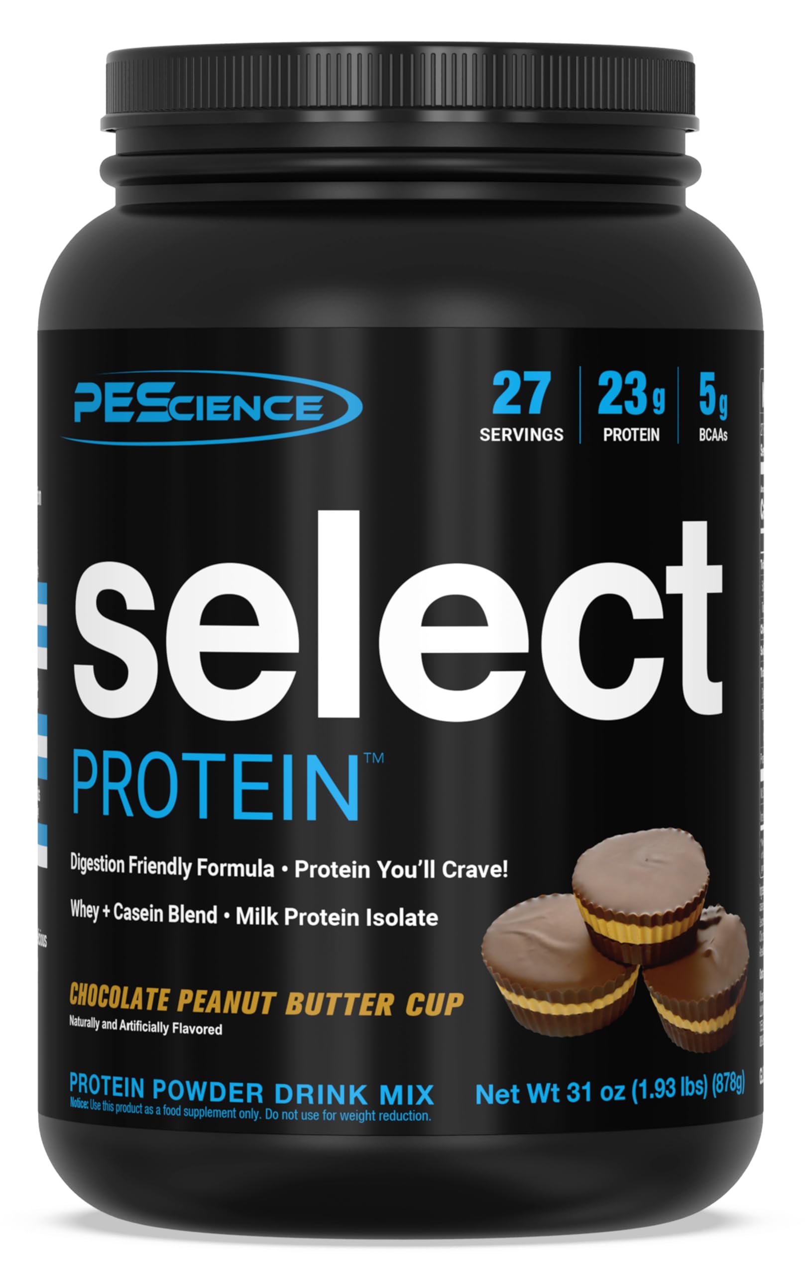 PEScience Select Protéine: shake crémeux après entraînement pour récupération et satiété.