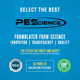 Shake post-entraînement PEScience Select Protein, goût cheesecake fruité.