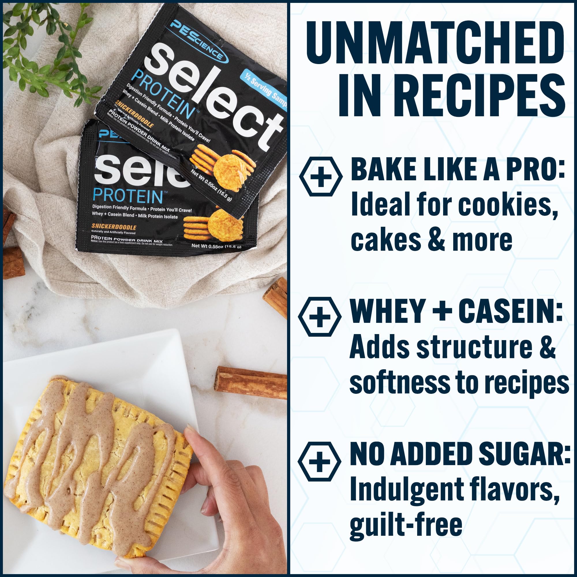PEScience Select Protein Snickerdoodle: valeurs nutritionnelles claires pour votre apport