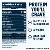 Valeurs nutritionnelles PEScience Select Protein: 24 g de protéine par portion.