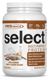 PEScience Select en bouteille: versement facile pour des smoothies protéinés.