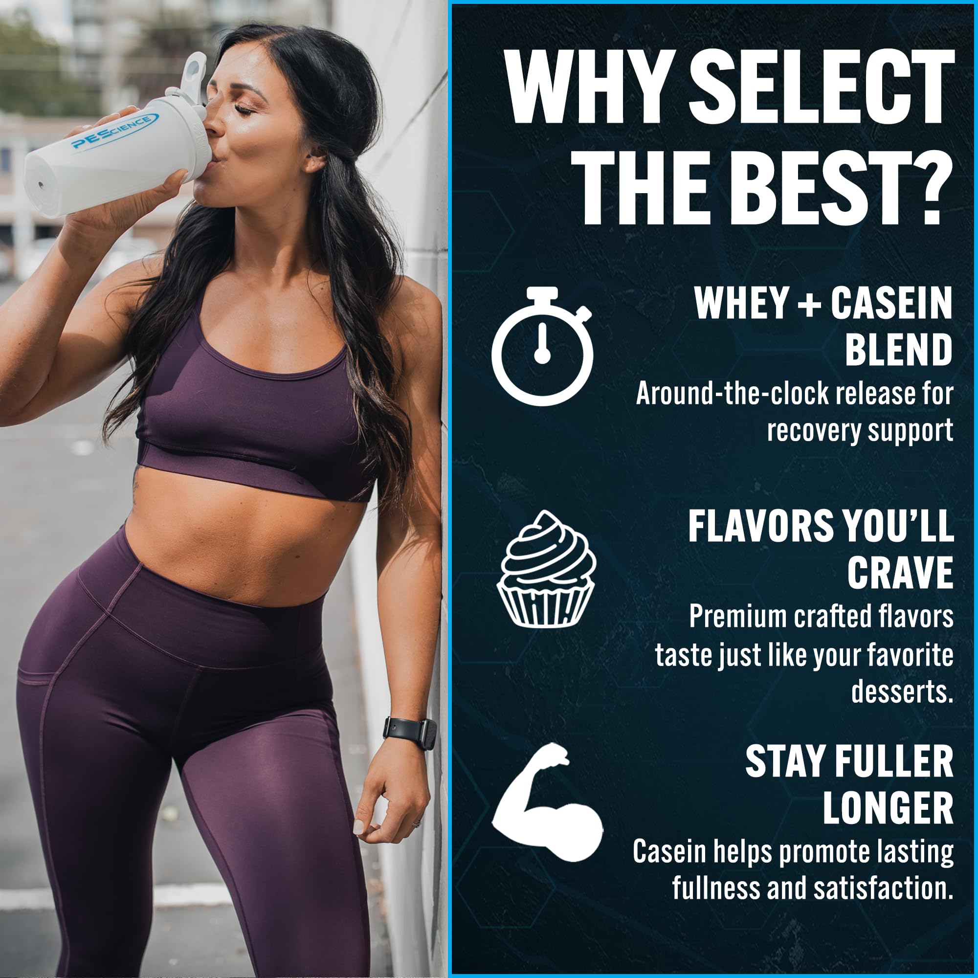 PEScience Select base neutre pour pâtisseries et desserts protéinés.