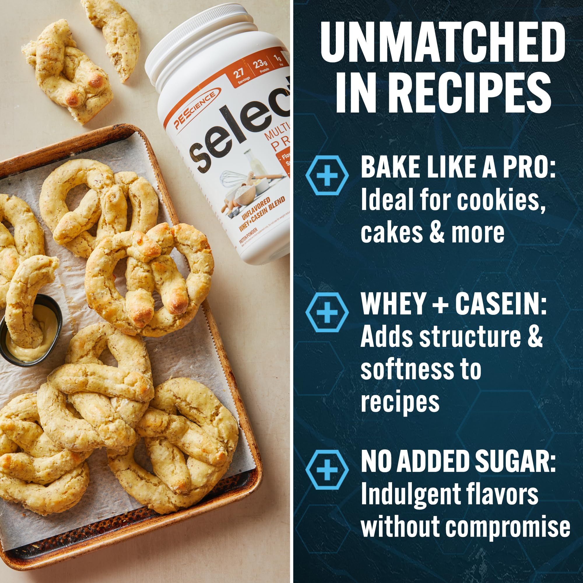 PEScience Select pour recettes salées et pains protéinés.